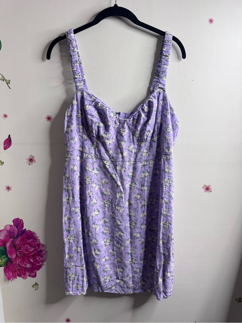 Aeropostale Lavender Floral Slip Dress